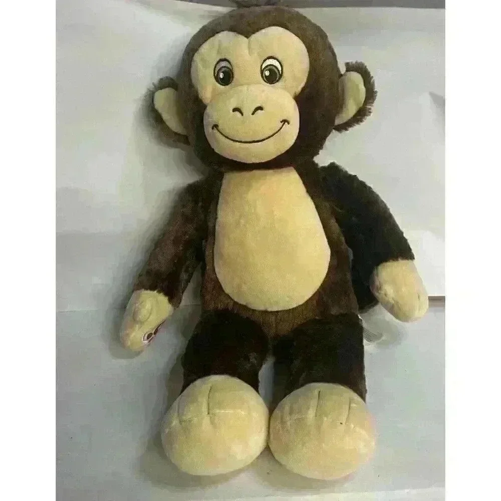 Build A Bear Workshop Brown Soft Plush Monkey 17in Tall stuffed animal Stuffie